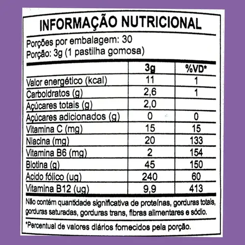 Vitamina Capilar em Gomas - Gummy Hair Bad Girl 30 Unidades