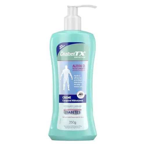 Creme Hidratante Corporal DiabetTX Goicoechea Pele Seca e Extra Seca 350g