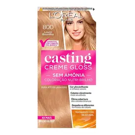 Tintura de Cabelo Casting Creme Gloss 800 Louro Baunilha L'Oréal Paris 1 Unidade