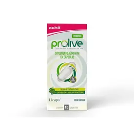 Suplemento Probiótico Prolive 15 Cápsulas