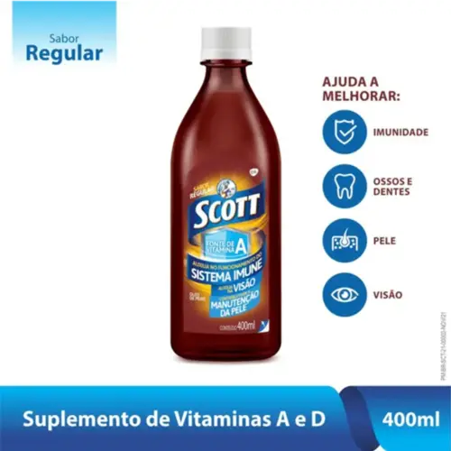 Polivitamínico Scott Tradicional 400ml
