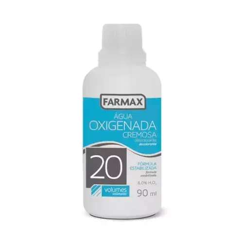 Água Oxigenada Cremosa 20 Volumes - Farmax - 90ml