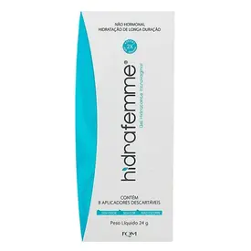 Gel Hidratante Vaginal Hidrafemme 24g + 8 Aplicadores