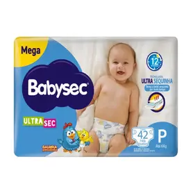 Fralda Babysec Galinha Pintadinha Ultrasec Mega P 42 Unidades