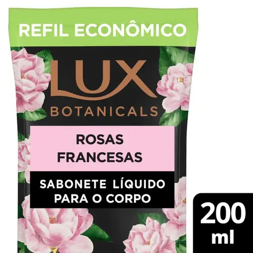 Sabonete Líquido Lux Botanicals Rosas Francesas Refil 200ml