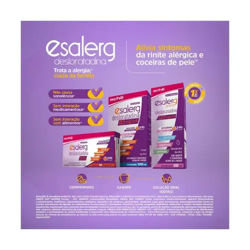Esalerg Gotas 1,25mg/ml - 20ml - Aché