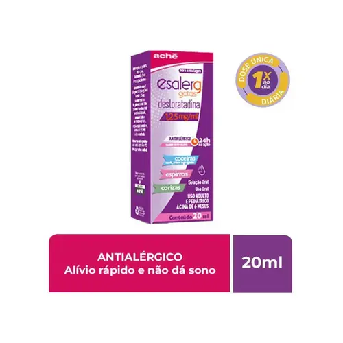 Esalerg Gotas 1,25mg/ml - 20ml - Aché