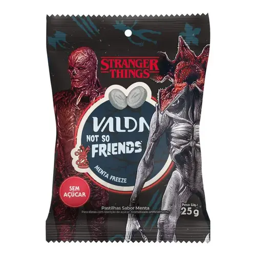 Pastilhas Valda Friends Stranger Things Menta Freeze 25g