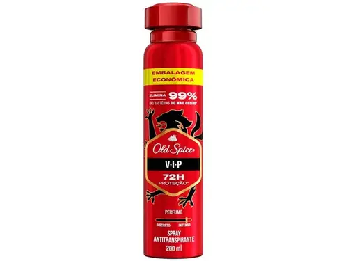 Desodorante Old Spice VIP Aerosol Masculino 200ml
