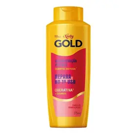 Shampoo Niely Gold Reconstrução Potente 275ml