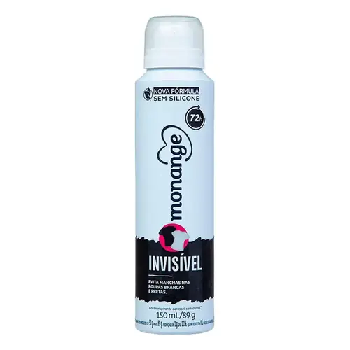 Desodorante Monange Invisible Aerosol Feminino 150ml