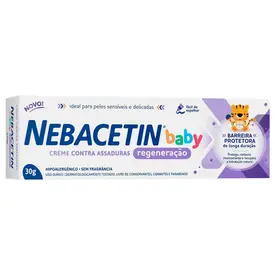 Creme Antiassaduras Nebacetin Baby Regeneração 30g