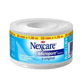 Fita Micropore Nexcare Original Branca 25mm x 1,35m - 1 Unidade