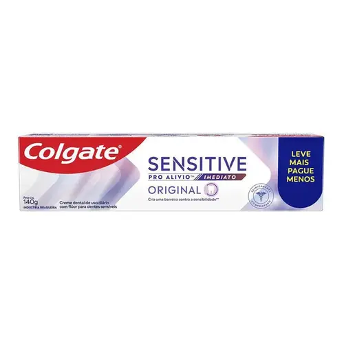 Creme Dental Colgate Sensitive Pro Alivio Imediato Original 140g