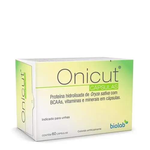 Suplemento Alimentar Onicut Unhas Frágeis 60 Cápsulas