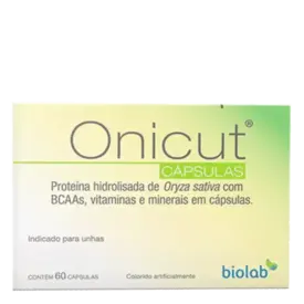 Suplemento Alimentar Onicut Unhas Frágeis 60 Cápsulas