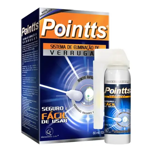 Pointts Sistema de Eliminação de Verrugas 80ml