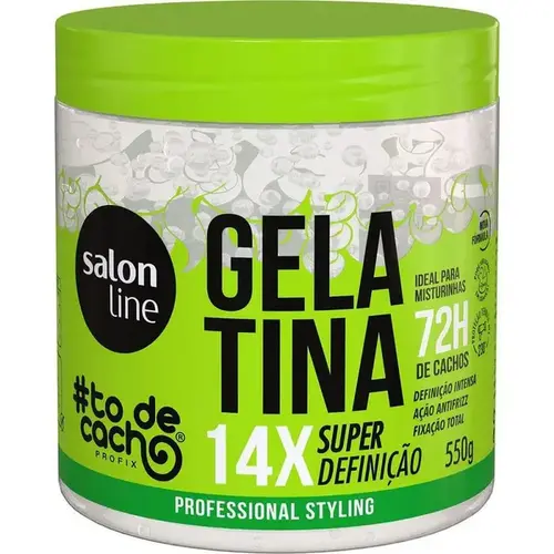 Gelatina Capilar Salon Line #TôDeCacho Super Definição 550g
