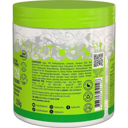Gelatina Capilar Salon Line #TôDeCacho Super Definição 550g