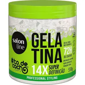 Gelatina Capilar Salon Line #TôDeCacho Super Definição 550g