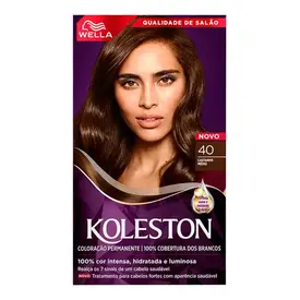 Tintura de Cabelo Koleston 40 Castanho Médio 1 Unidade