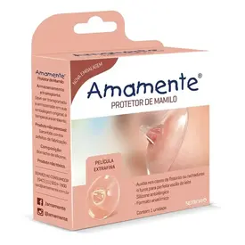 Protetor de Mamilo de Silicone Amamente - 1 Unidade