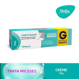 Clotrimazol 10mg Creme 20g - Medley - Genérico