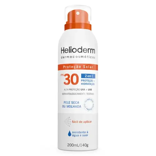 Protetor Solar Helioderm Suncare Spray FPS30 200ml