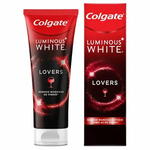 Creme Dental Colgate Luminous White Lovers Manchas Vinho Cold Mint 70g