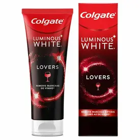 Creme Dental Colgate Luminous White Lovers Manchas Vinho Cold Mint 70g