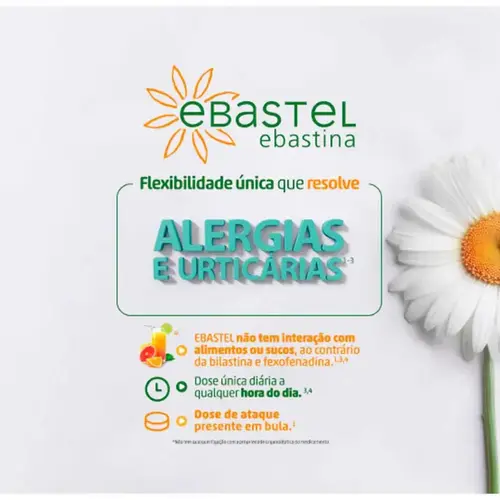 Ebastel 1mg/ml - Xarope com 60ml