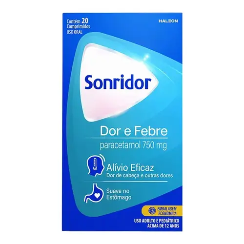 Sonridor Dor e Febre 750mg 20 Comprimidos