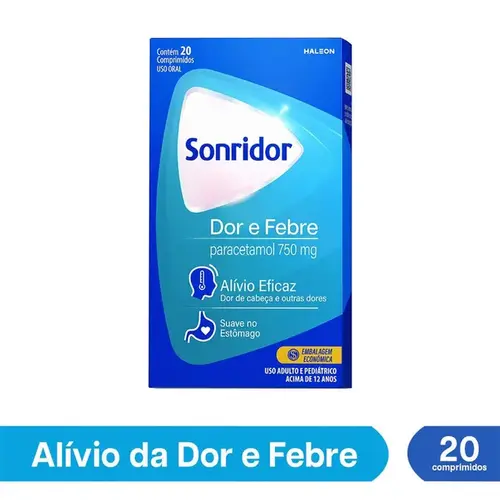 Sonridor Dor e Febre 750mg 20 Comprimidos