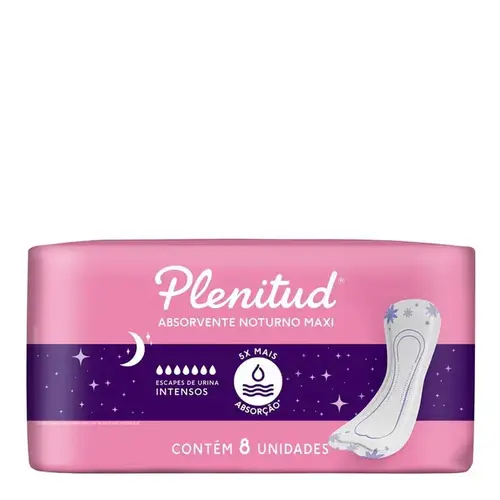 Absorvente Geriátrico Plenitud Femme Noturno 8 Unidades
