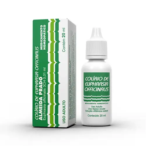 Colírio de Euphrasia Officinalis 1CH 20ml - Solução Oftálmica - Almeida Prado