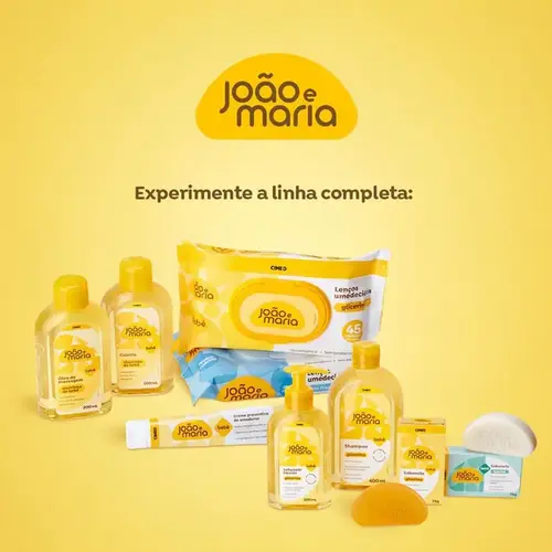 Lenço Umedecido João e Maria sem Fragrância 90 Unidades