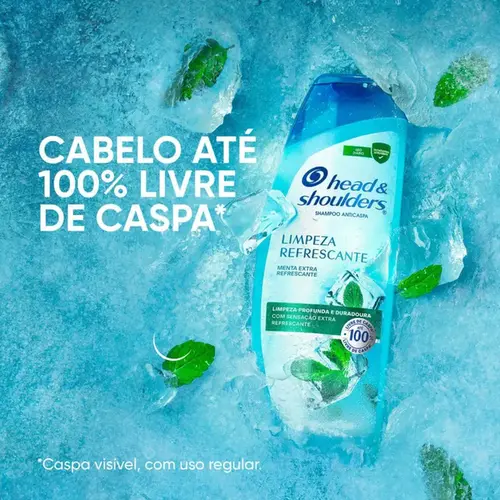 Shampoo Head & Shoulders Men Anticaspa Limpeza Refrescante 400ml