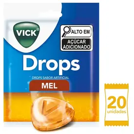 Pastilha - Vick Drops Mel - 20 unidades