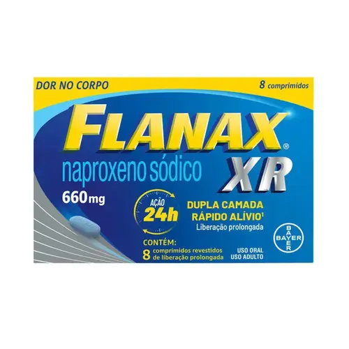 Flanax XR 660mg 8 Comprimidos