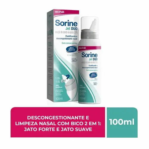 Sorine Jet Duo Jato Continuo 100ml - Aché