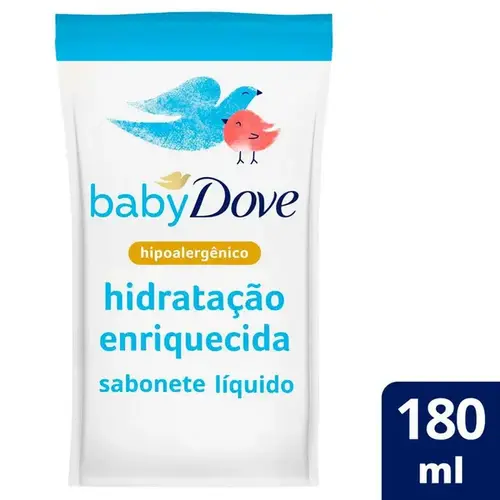 Refil Sabonete Líquido Infantil Dove Baby Hidratação Enriquecida 180ml
