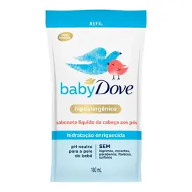 Refil Sabonete Líquido Infantil Dove Baby Hidratação Enriquecida 180ml