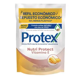 Refil Sabonete Líquido Protex Nutri Protect Vitamina E 200ml