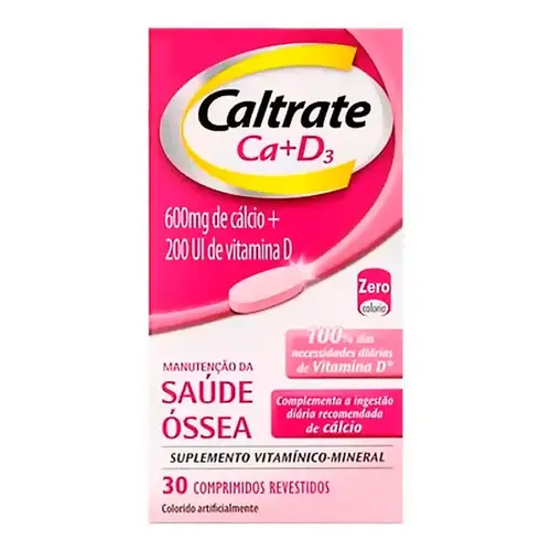 Caltrate 200UI + 600mg - 30 Comprimidos