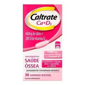 Caltrate 200UI + 600mg - 30 Comprimidos