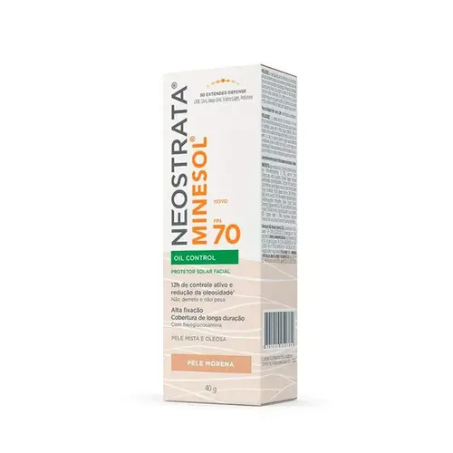 Protetor Solar Facial NeoStrata Minesol Oil Control Pele Morena FPS70 40g