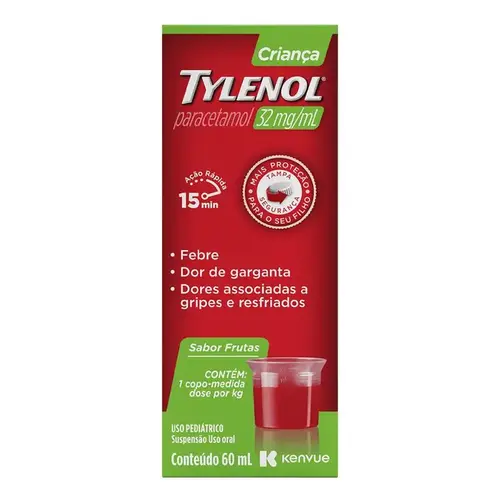 Tylenol Criança Frutas 32mg/ml - 60ml