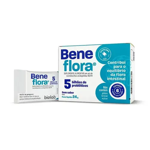 Beneflora 5 Bilhões 6 Sachês com 4g cada