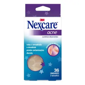 Curativos Absorventes para Acne Nexcare 36 Unidades