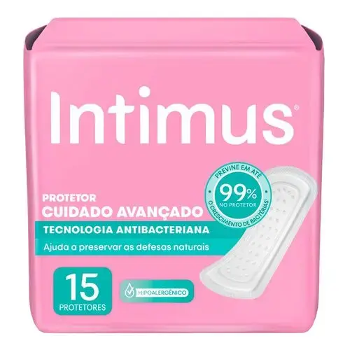 Protetor Diário Intimus Antibacteriana 15 Unidades